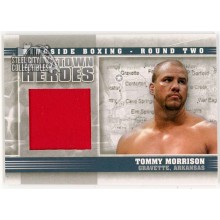 Tommy Morrison 2011 ITG Ringside Boxing Hometown Heroes Silver Trunks Card #HH-19