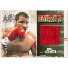 Tommy Morrison 2011 ITG Ringside Boxing Gold Trunks Card #AM-41 /10