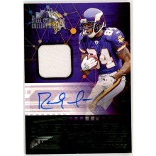 Randy Moss 2021 Panini Playbook Signature Routes Green Patch Auto Card 03/10