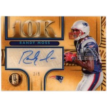 Randy Moss 2022 Panini Gold Standard 10k Auto 2/5