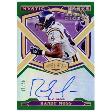 Randy Moss 2020 Panini Plates & Patches Mystic Marks Autograph Card #MY-RM 02/10