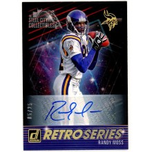 Randy Moss 2021 Panini Donruss Retro Series Autograph Card #RS14 05/25