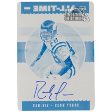 Randy Moss 2020 Panini Contenders Optic Printing Plate Autograph Card #AT9 1/1