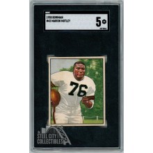 Marion Motley 1950 Bowman Rookie Card #43 SGC 5 EX