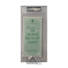 Muhammad Ali Autographed "Is Jesus Really God?" Pamphlet - PSA/DNA 83898914