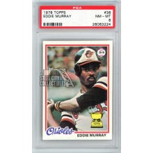 Eddie Murray 1978 Topps Baseball Rookie Card #36 PSA 8 (224)