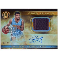 Jamal Murray 2016-17 Panini Gold Standard Good as Gold Rookie Patch Auto 7/25