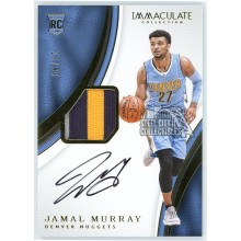 Jamal Murray 2016-17 Panini Immaculate Rookie Patch Auto Card #135 29/99