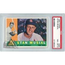 Stan Musial 1960 Topps Card #250 PSA 8 NM-MT