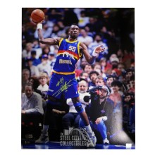 Dikembe Mutombo Autographed Denver 16x20 Basketball Photo - BAS