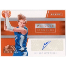 Miika Muurinen 2026 Panini Private Signings Autograph Card