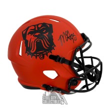 Myles Garrett Autographed Cleveland Browns RAVE Replica Full Size Football Helmet - BAS