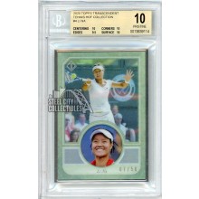 Li Na 2020 Topps Transcendent Tennis HOF Card #4 /50 BGS 10