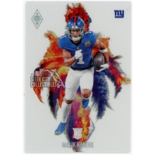 Malik Nabers 2024 Panini Phoenix Color Blast Rookie Card #CB-MNS