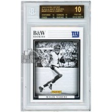 Malik Nabers 2024 Panini Instant B&W Rookies BGS 10 Pristine Black Label
