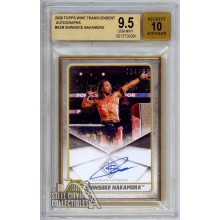 Shinsuke Nakamura 2020 Topps Transcendent WWE Autograph Card #A-SN 14/25 BGS 9.5