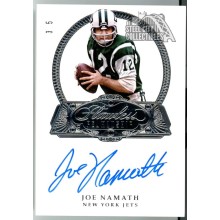 Joe Namath 2017 Panini Flawless Penmanship Autograph Card #FP-JN 3/5