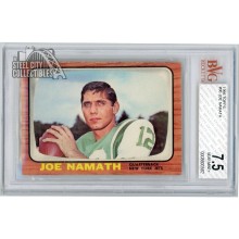 Joe Namath 1966 Topps Card #96 BVG 7.5 NM+