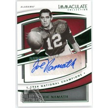 Joe Namath 2022 Panini Immaculate Collegiate Champions Autograph Card #IC-JNA 2/5