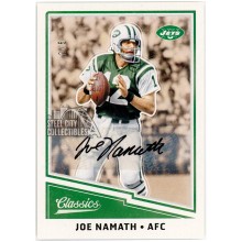 Joe Namath 2017 Panini Classics Auto #129 2/5