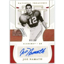 Joe Namath 2021 Panini National Treasures Collegiate Autograph Card #SI-JON 4/10
