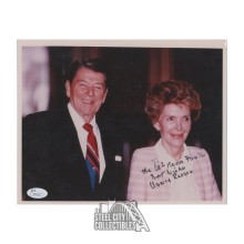 Nancy Reagan Autographed 8x10 Photo - JSA (with Ronald Reagan)