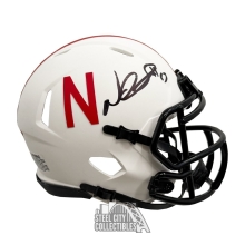 Ndamukong Suh Autographed Nebraska Lunar Eclipse Mini Football Helmet - JSA