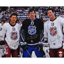 Kris Letang, Evgeni Malkin, James Neal Pittsburgh Penguins Autographed 16x20 All-Star Game Photo - JSA COA