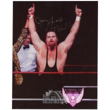 Jim Neidhart Autographed "Anvil" 8x10 Photo - Leaf