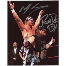 The New Age Outlaws Billy Gunn and Road Dogg Autographed 8x10 Photo - Leaf