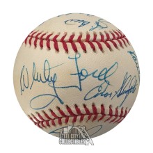 New York Yankees Old Timer's Day Autographed Official American League Baseball - JSA LOA