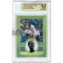 John Newcombe 2020 Topps Transcendent Tennis VIP Green Card #43 7/20 BGS 9.5