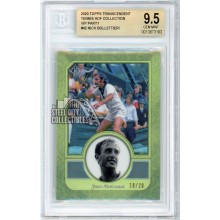 John Newcombe 2020 Transcendent Tennis VIP Card #43 /20 BGS 9.5 (Wrong Label)