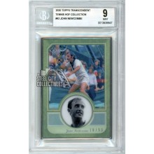 John Newcombe 2020 Topps Transcendent Tennis HOF Card #43 /50 BGS 9