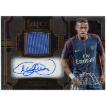 Neymar Jr 2017-18 Panini Select Jersey Autograph Card #JA-N 30/35
