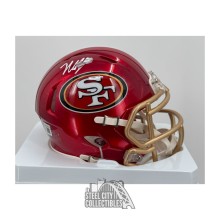 Nick Bosa Autographed San Francisco 49ers Flash Mini Football Helmet - BAS (Smeared Auto)