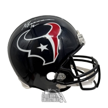 Nico Collins Autographed Houston Texans DLX Replica Full Size Football Helmet - BAS