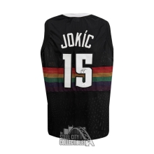 Nikola Jokic Autographed Denver Custom Black Basketball Jersey - JSA
