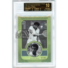 Yannick Noah 2020 Topps Transcendent Tennis VIP Green Card #29 /20 BGS 10 Black Label
