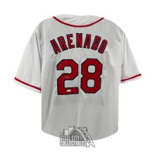 Nolan Arenado Autographed St Louis Custom White Baseball Jersey - JSA