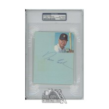Norm Cash, Gates Brown, Jerry Lumpe Autographed Album Page - PSA/DNA