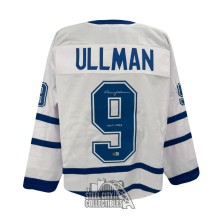 Norm Ullman HOF 1982 Autographed Toronto Custom White Hockey Jersey - BAS