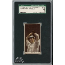 Martin O'Toole 1912 T207 Recruit Little Cigars Baseball Card SGC 5 EX