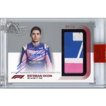 Esteban Ocon 2022 Topps Dynasty F1 Patch Autograph Card #DAP-EOI 4/10