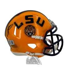 Odell Beckham Jr Autographed LSU Speed Mini Football Helmet - BAS