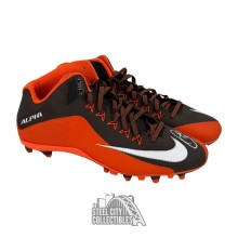 Odell Beckham Jr Autographed Nike Alpha Football Cleats - BAS