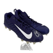 Odell Beckham Jr Autographed Nike Alpha Menace Football Cleats - BAS