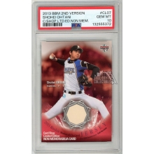 Shohei Ohtani 2013 BBM 2nd Version Card Shop Limited Rookie Card #CL07 PSA 10