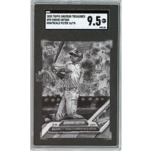 Shohei Ohtani 2025 Topps Shoebox Treasures Grayscale Filter Card #95 16/75 SGC 9.5