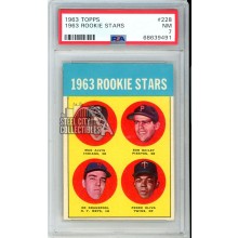 Tony Oliva, Bailey, Alvis, Kranepool 1963 Topps Rookie Stars Card #228 PSA 7 NM